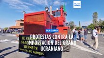 Protestas de agricultores en Bulgaria contra la importación del grano ucraniano