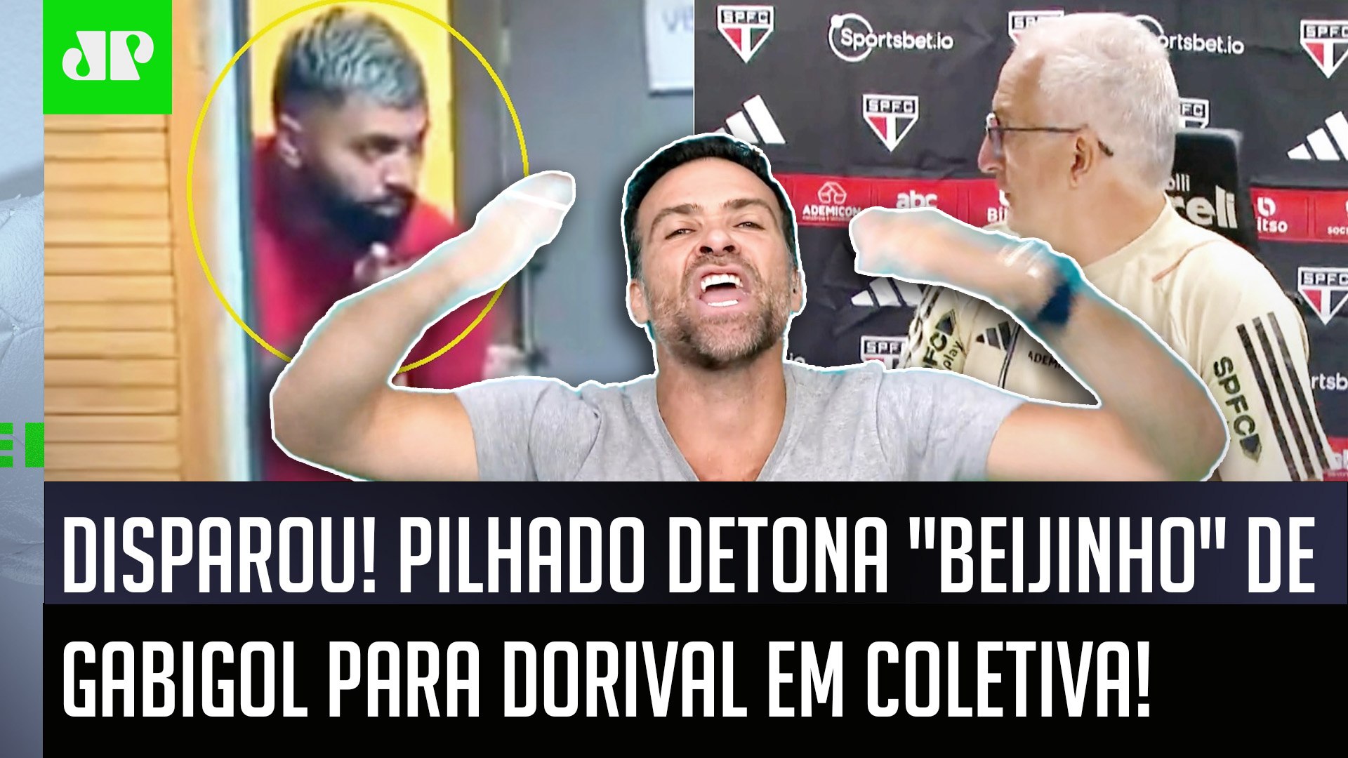 Vídeo: após derrota do Fla, Gabigol manda beijo para Dorival