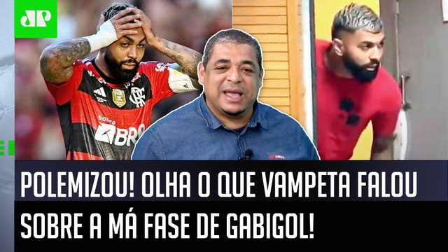 EU VOU FALAR! SABE o que EU ACHO que TÁ ACONTECENDO com o Gabigol no Flamengo? Vampeta SURPREENDE!
