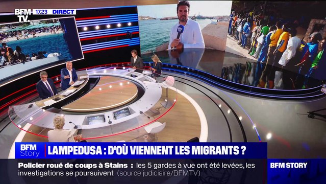 Nadine Morano s'en prend en direct l'envoyé spéciale de BFM TV à Lampedusa : C'est de la désinformation ce que vous faites ! Dites la vérité, monsieur le journaliste ou achetez des lunettes !