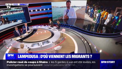 Nadine Morano s'en prend en direct l'envoyé spéciale de BFM TV à Lampedusa : "C'est de la désinformation ce que vous faites ! Dites la vérité, monsieur le journaliste ou achetez des lunettes !"