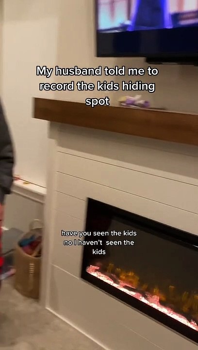 Quand tu joues à cache-cache avec tes enfants et ta femme...