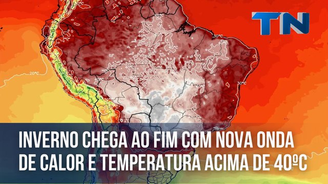 Inverno chega ao fim com nova onda de calor e temperatura acima de 40ºC