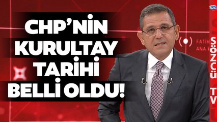 CHP'de Kurultay Tarihi Belli Oldu! Fatih Portakal Canlı Yayını Açıkladı