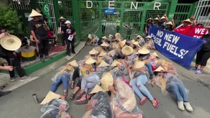 Las protestas contra los combustibles fósiles preparan la cumbre del clima