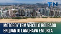 Motoboy tem veículo roubado enquanto lanchava na Grande Vitória