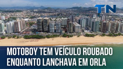 Motoboy tem veículo roubado enquanto lanchava na Grande Vitória