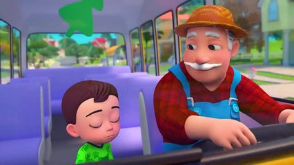 The Wheels on The Bus Song (Animal Version) - Lalafun Nursery Rhymes & Kids Songs