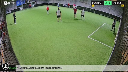 Faute de Lucas Baylon - OURS DU BEARN