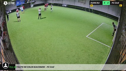 Faute de Colin Giacomini  - FC CAZ