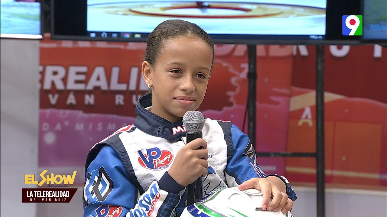 Valentina primera niña en  manejar en Karting, correrá mundial en España | El Show del Mediodía