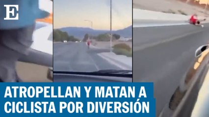 El atropello intencional de un ciclista en Las Vegas