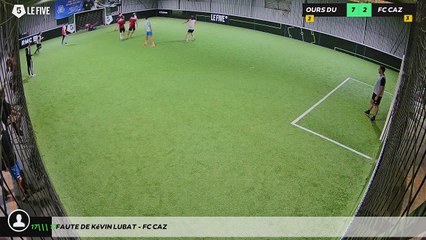Faute de Kévin Lubat - FC CAZ