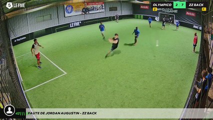 Faute de Jordan Augustin - ZZ BACK