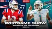 Patriots vs Dolphins Week 2 Postgame Show | Powered by FanDuel Sportsbook