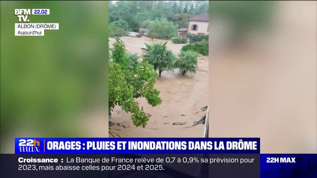 On pense que ça arrive toujours aux autres, quand ça nous arrive, ça fait bizarre : La Drôme, l'Ardèche et l'Isère balayés par de violents orages qui ont occasionné des crues importantes