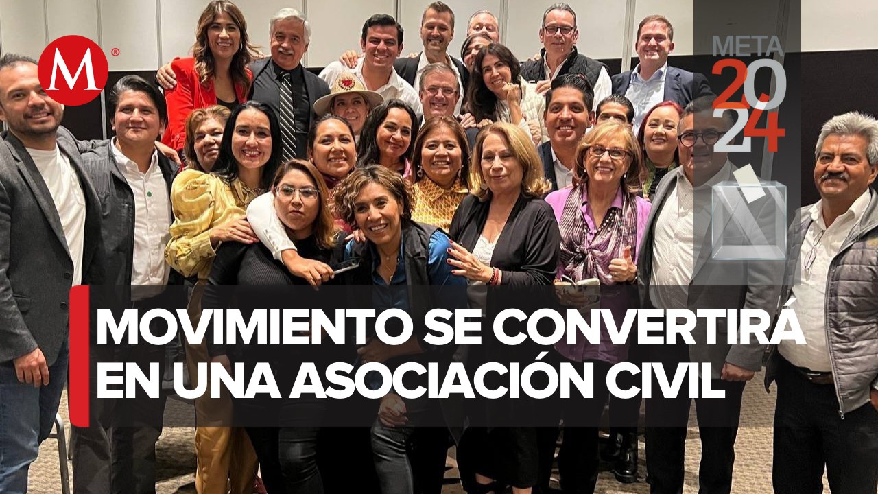 Marcelo Ebrard consolida su movimiento, lo convierte en asociación civil
