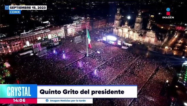 Así dio su quinto Grito de Independencia el presidente López Obrador