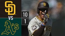 Resumen Padres de San Diego vs Atléticos de Oakland / MLB 17-09-2023