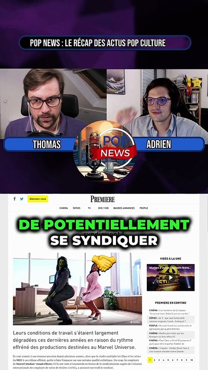 MARVEL se syndicalise ! Enfin de meilleurs effets spéciaux ?