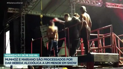 Munhoz e Mariano: Vídeo mostra adolescente de 15 anos sendo socorrido após ingerir bebida alcoólica no palco