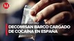 En España, decomisan 2 mil 300 kilos de cocaína procedente de América; hay cinco detenidos