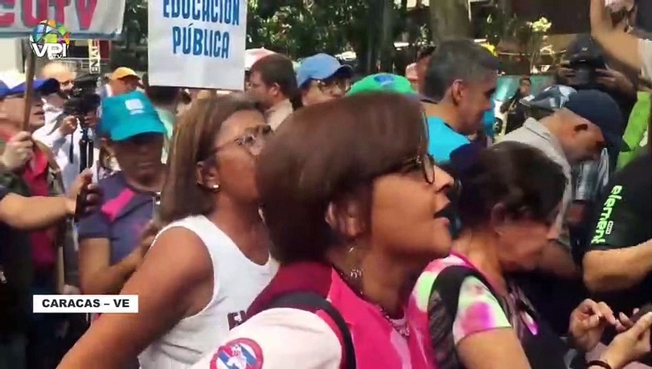 Docentes venezolanos rechazan amedrentamientos por exigir mejoras salariales y laborales