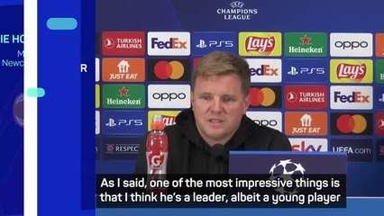 Howe excited for 'hugely impressive' Tonali to return to San Siro