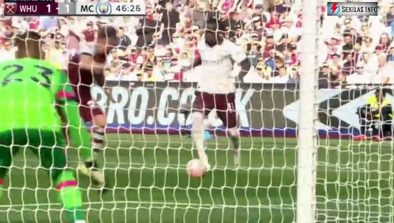 Highlights goals WHU vs City