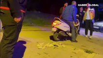 Bursa'da motosikletten düşen alkollü sürücü ekiplere zor anlar yaşattı