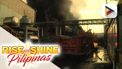 Warehouse ng goma sa Valenzuela, tinupok ng apoy