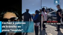 Con disfraz, alcaldesa de Puebla “tuerce” a policías corruptos