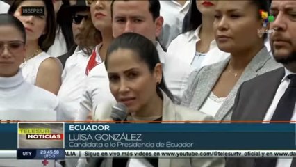 Luisa González solicitó investigación por atentado frustrado en su contra