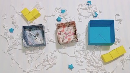 how to make origami storage box