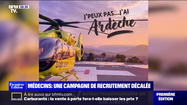 J'peux pas... j'ai Ardèche : la nouvelle campagne de l'hôpital d'Aubenas pour inciter les médecins à venir s'installer