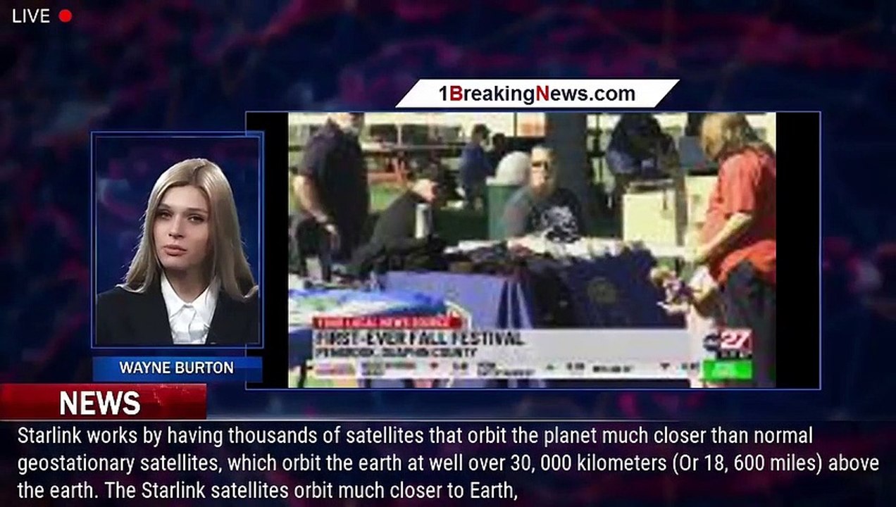 What is the string of lights in the Central Pennsylvania night sky? video