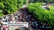 Así fue la estampida de más de 2 mil de migrantes en la Comar en Tapachula, Chiapas