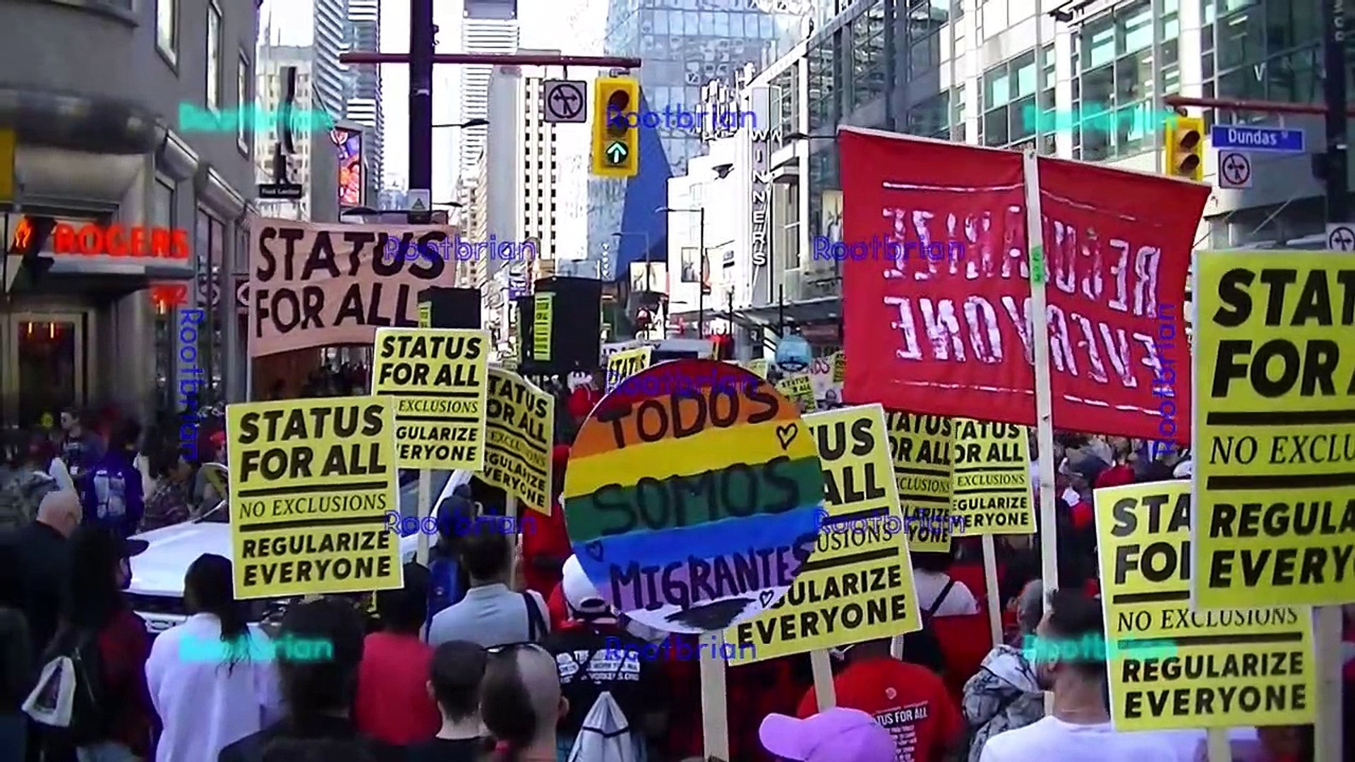 Status For all - No Exceptions - Regularise Everyone - Rally and March
