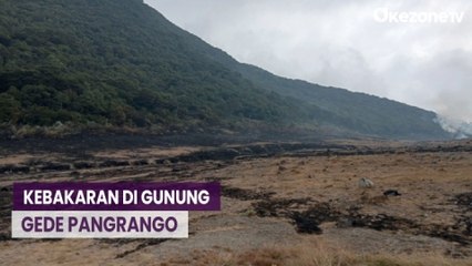 Kebakaran di Gunung Gede Pangrango Berhasil Dipadamkan