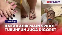 Bikin Gemas! Aksi Kakak Corat-Coret Adiknya Berhasil Bikin Netizen Ngakak