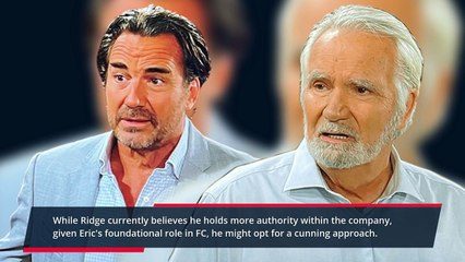 Ridge's Devious Plan to Steal Eric's Designs_ The Bold and The Beautiful Spoiler