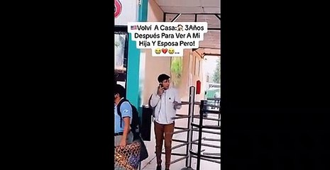 Joven migrante encuentra a su esposa embarazada al regresar de EE. UU.