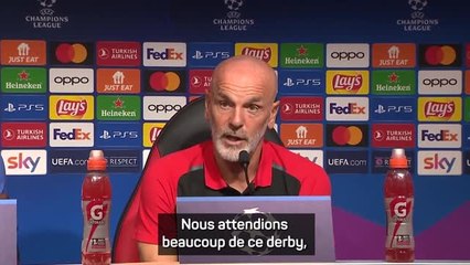 Milan AC - Pioli veut "tourner la page" du derby
