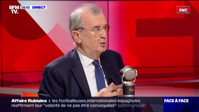 Pouvoir d'achat: Les salaires devraient croître plus vite que l'inflation rassure François Villeroy de Galhau, gouverneur de la Banque de France