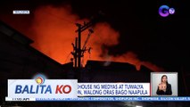 Sunog sa warehouse ng medyas at tuwalya sa Brgy. Catmon, walong oras bago naapula | BK
