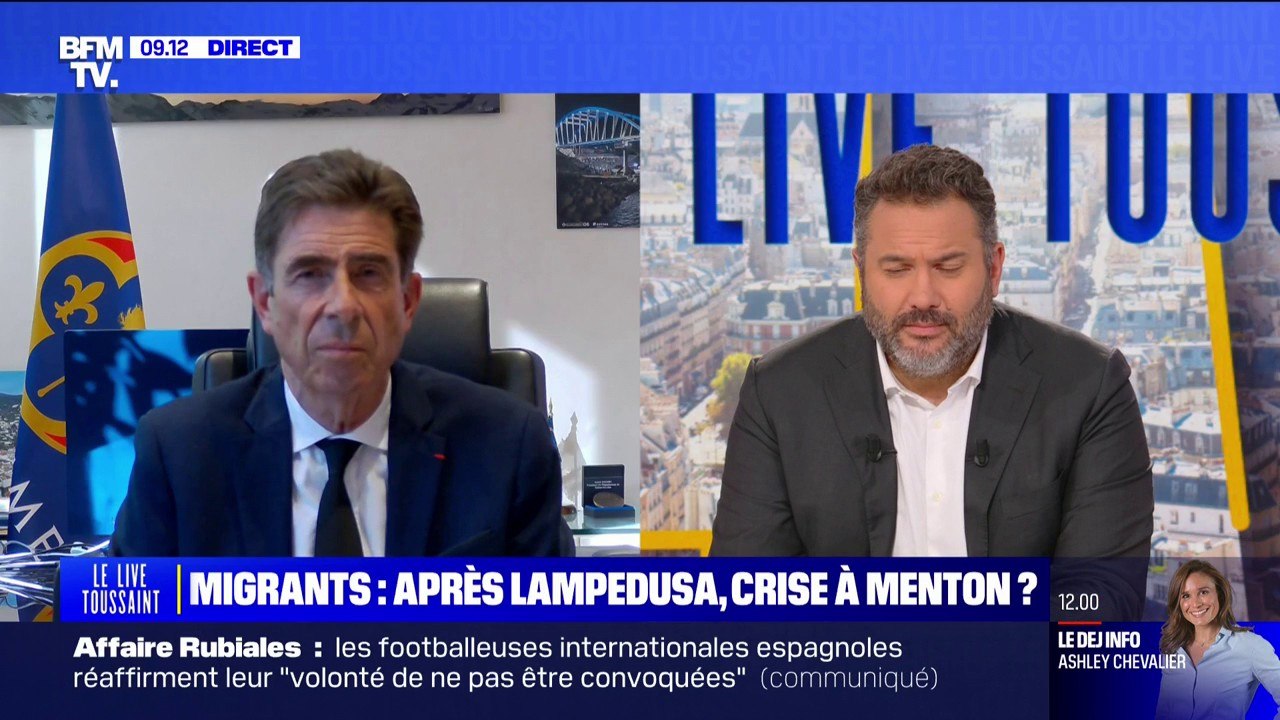 Migrants: "Dans les Alpes-Maritimes, les choses montent en puissance", affirme le président du département