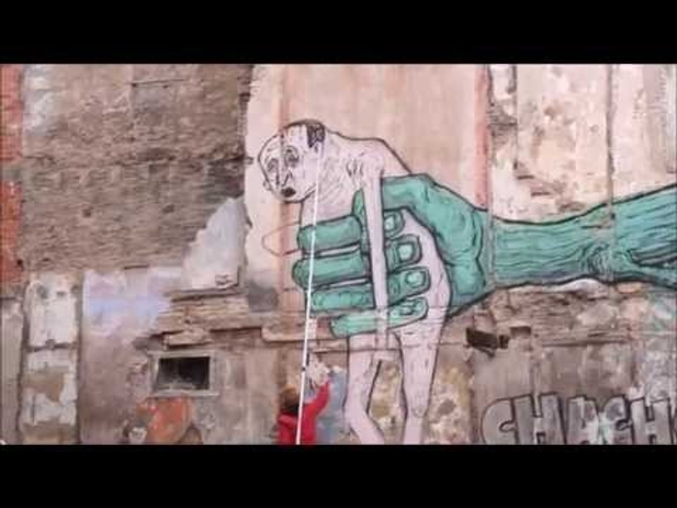 Valencian Street Artists At Work