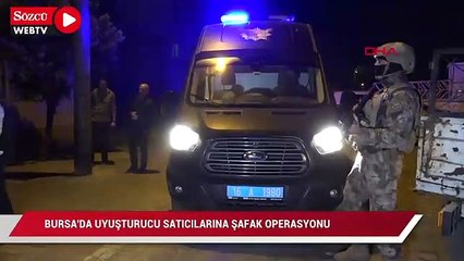 Video herunterladen: Bursa'da uyuşturucu satıcılarına şafak operasyonu