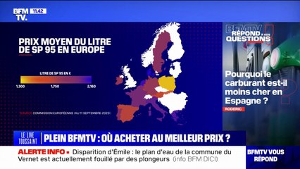 Pourquoi le carburant est-il moins cher en Espagne? BFMTV répond à vos questions