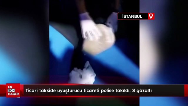 Kağıthane'de ticari takside uyuşturucu ticareti polise takıldı: 3 gözaltı